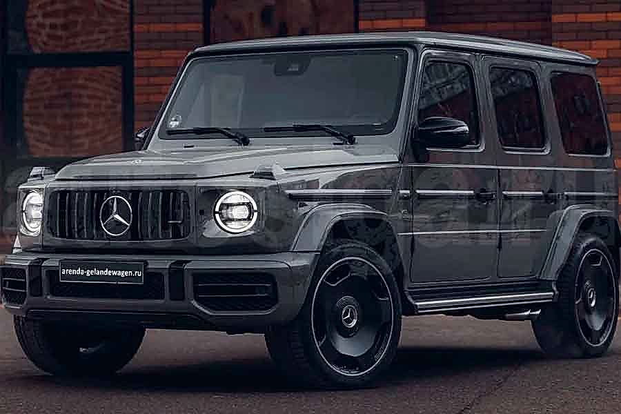 Mercedes G-Class (Гелендваген) чёрного цвета, готовый к аренде в Алматы