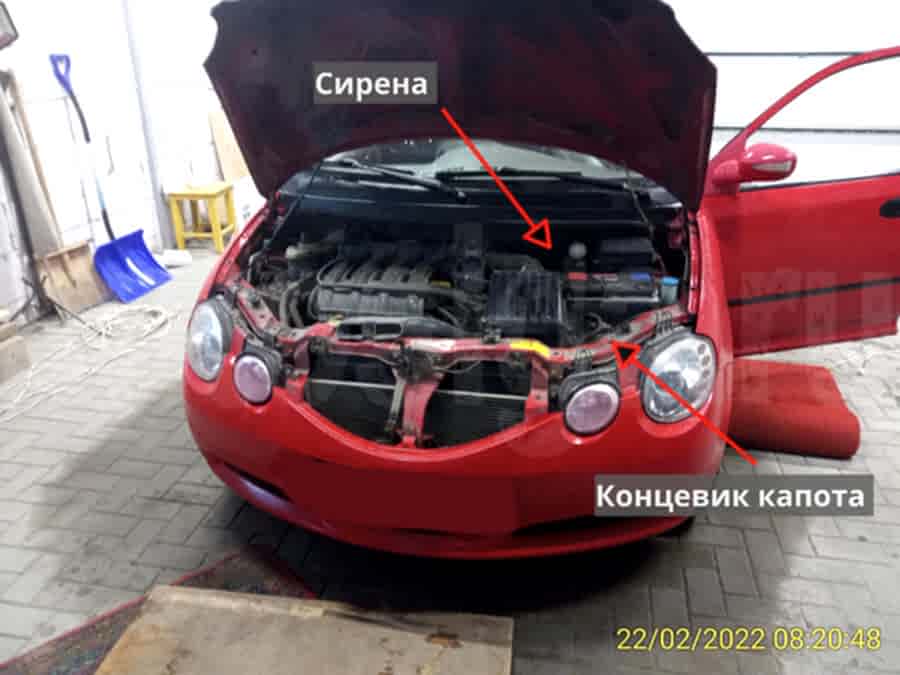 Установка сигнализации на Chery S11: фотоотчёт