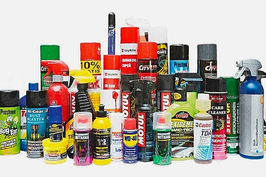 Химия для авто: что это, для чего нужна, какая бывает
