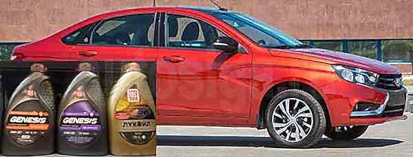 Lada Vesta: выбираем масло