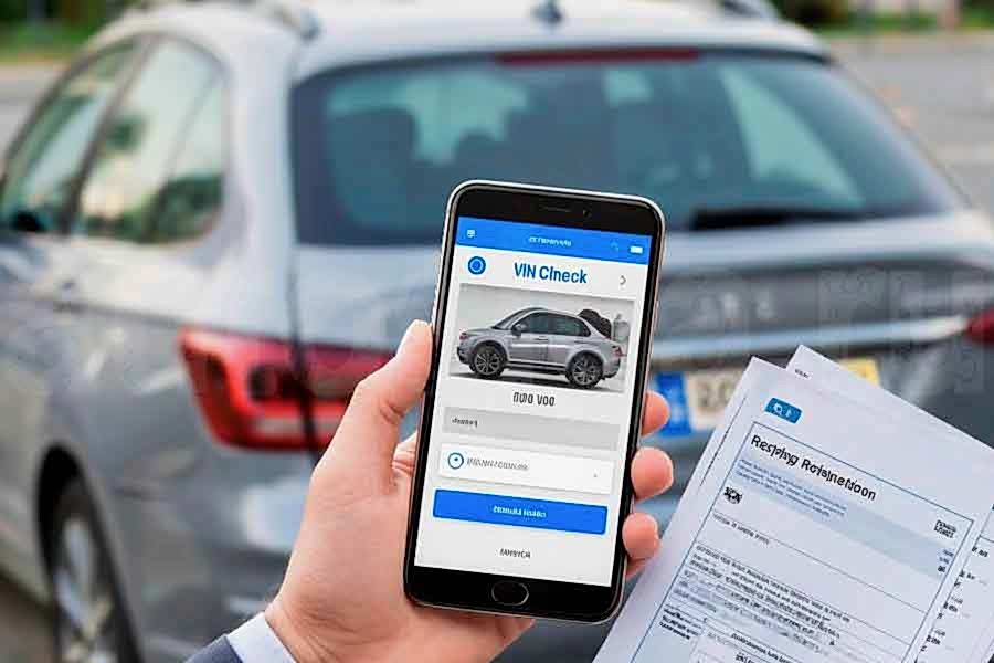 Проверка автомобиля по VIN-коду через интернет с документами в руках