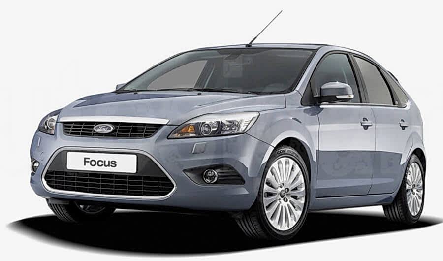 Точки подключения сигнализации на Ford Focus 2005-2011, МКПП, 2 электростеклоподъёмника