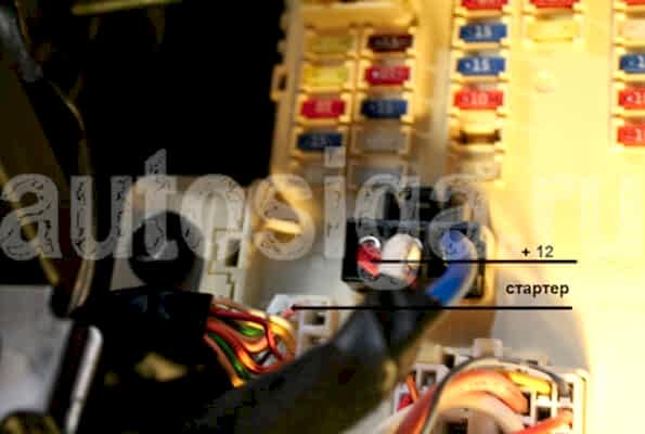 Установка автосигнализации на Kia Sportage 2012 c кнопкой Start/Stop АКПП