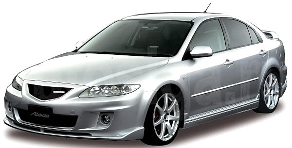 Точки подключения автосигнализации на Mazda Atenza