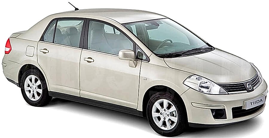 Точки подключения сигнализации на Nissan Tiida Keyless 2009