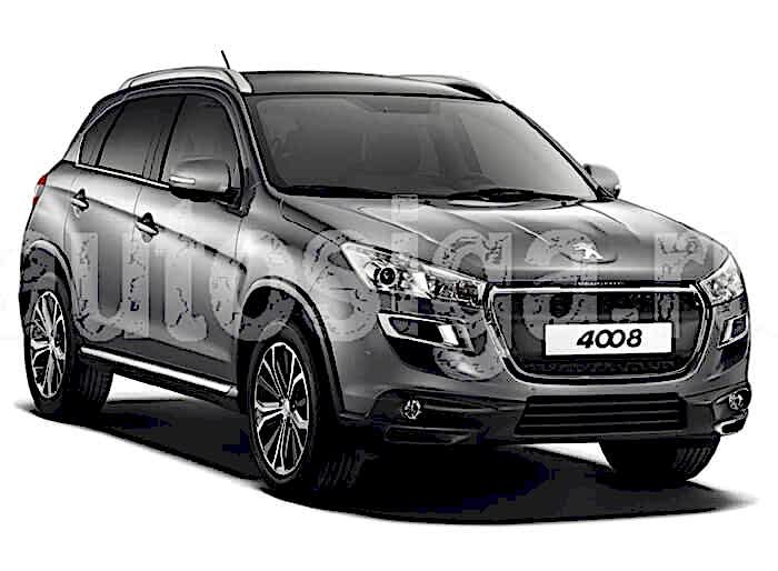 Карта установки и подключения сигнализации с автозапуском на Peugeot 4008 2012 PTS с обходом иммобилайзера по can