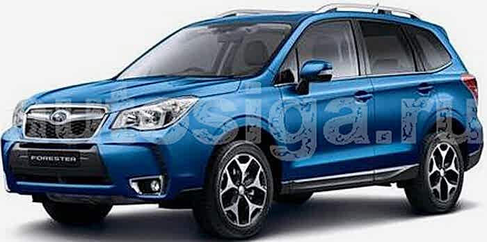 Установка сигнализации на Subaru Forester 2013 - карта монтажа автосигнализации