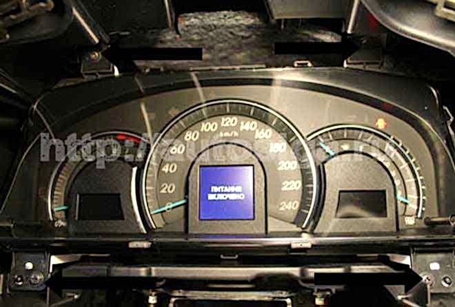 Карта установки автосигнализации Starline A94 на Toyota Camry 2013 PTS АКПП