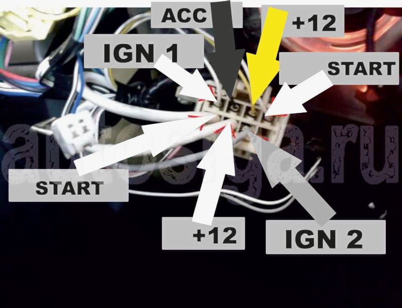 Установка сигнализации на Toyota Corolla Rumion 2008