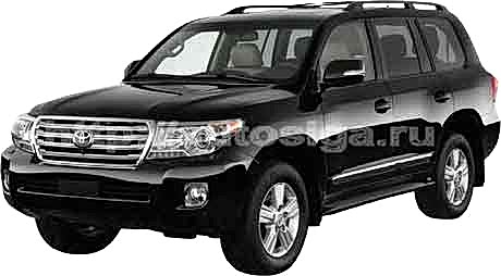 Карта установки автосигнализации на Toyota Land Cruiser 200
